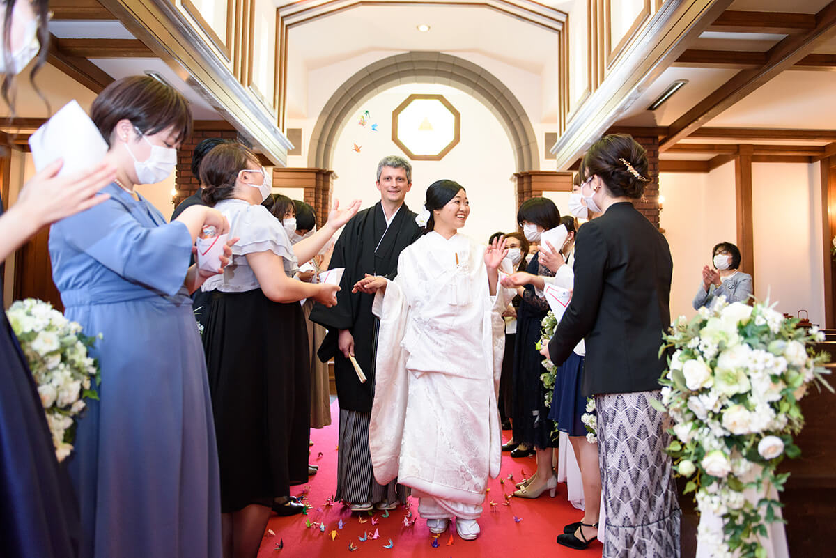 小さな結婚式 小樽チャペルで挙げられたお客様の結婚式写真15