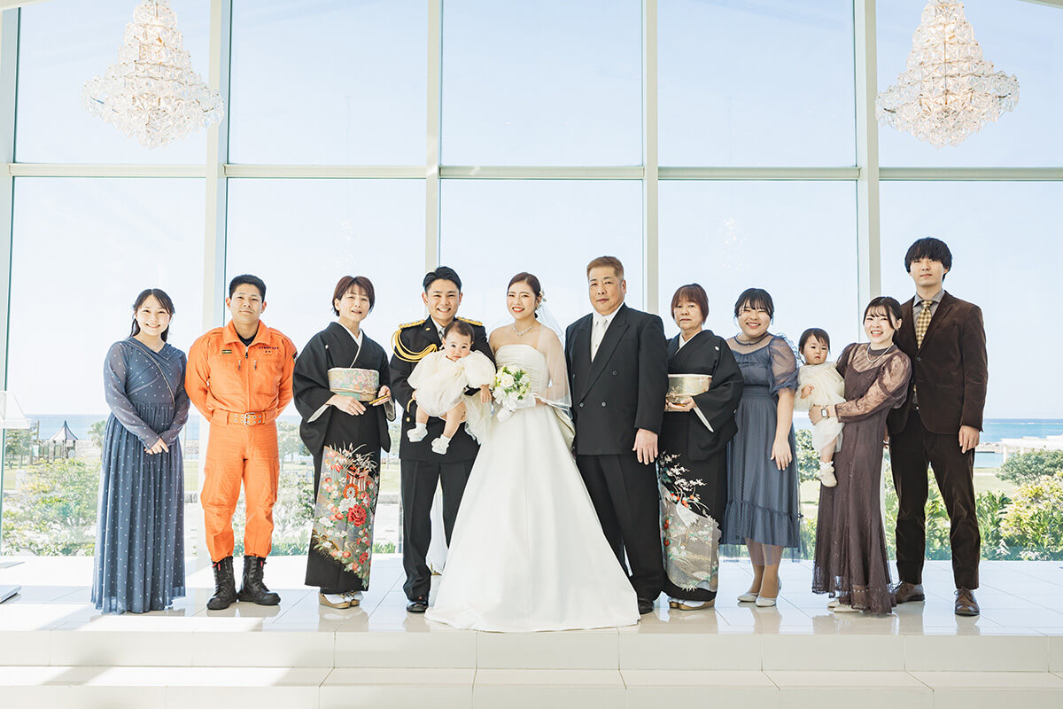 沖縄リゾートで挙げられたお客様の結婚式写真01