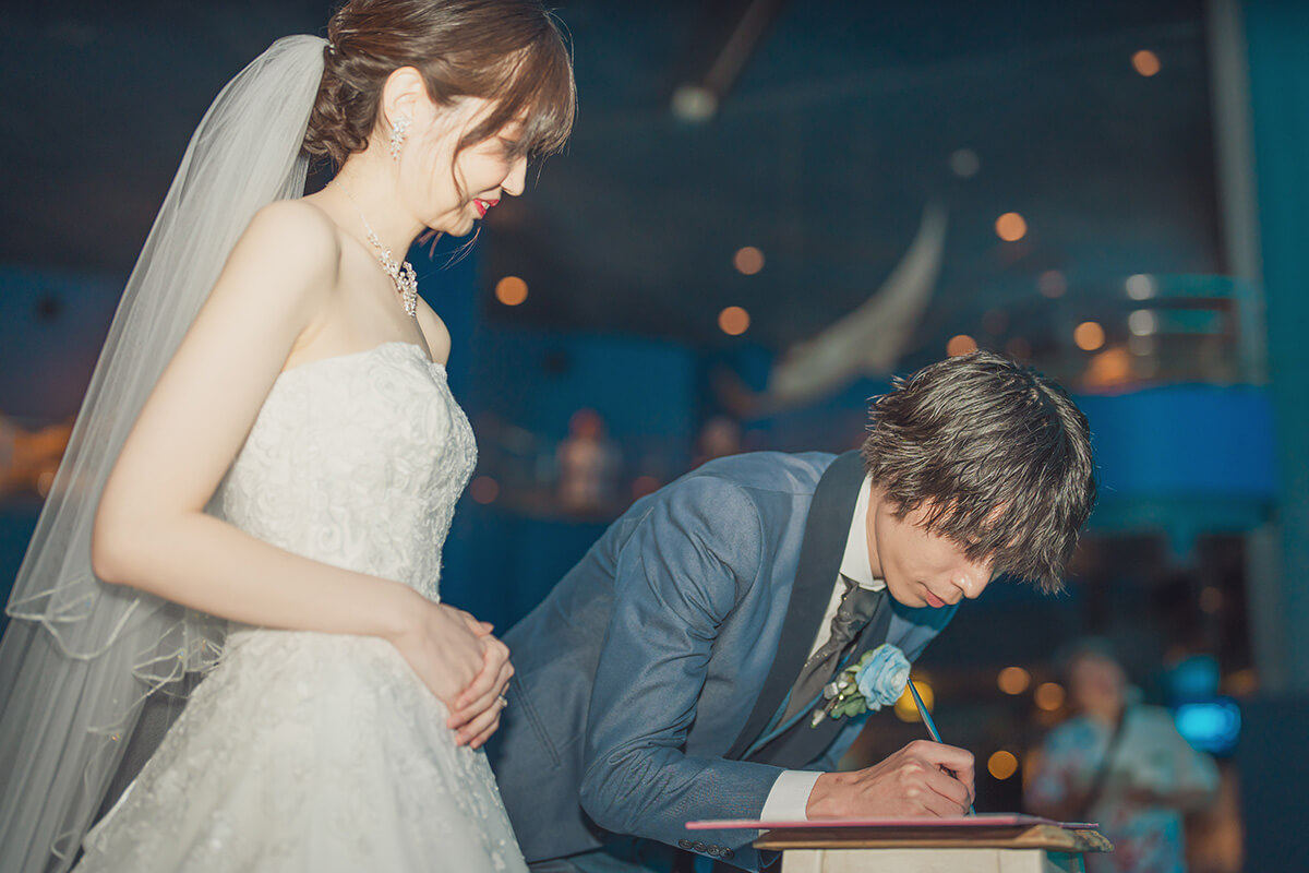 沖縄美ら海ウェディングで挙げられたお客様の結婚式写真12