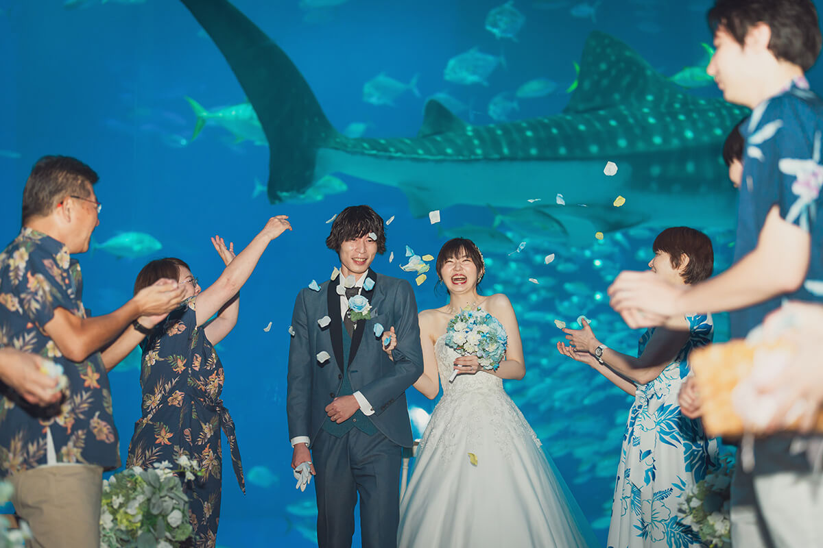 沖縄美ら海ウェディングで挙げられたお客様の結婚式写真15