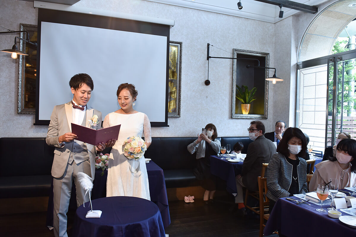 ビストロ ファヴォリで挙げられたお客様の結婚式写真03