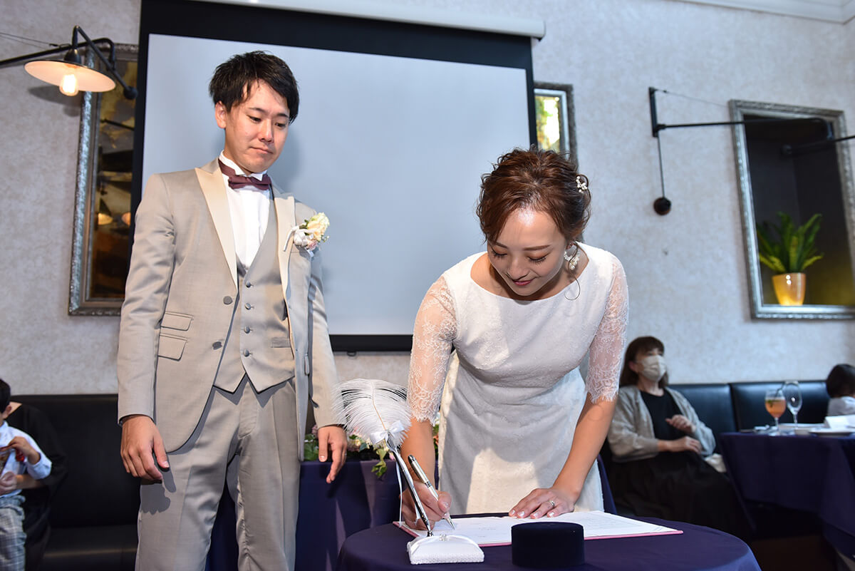 ビストロ ファヴォリで挙げられたお客様の結婚式写真07