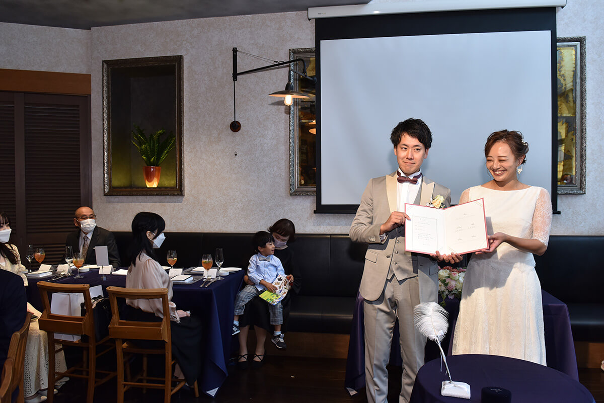 ビストロ ファヴォリで挙げられたお客様の結婚式写真08