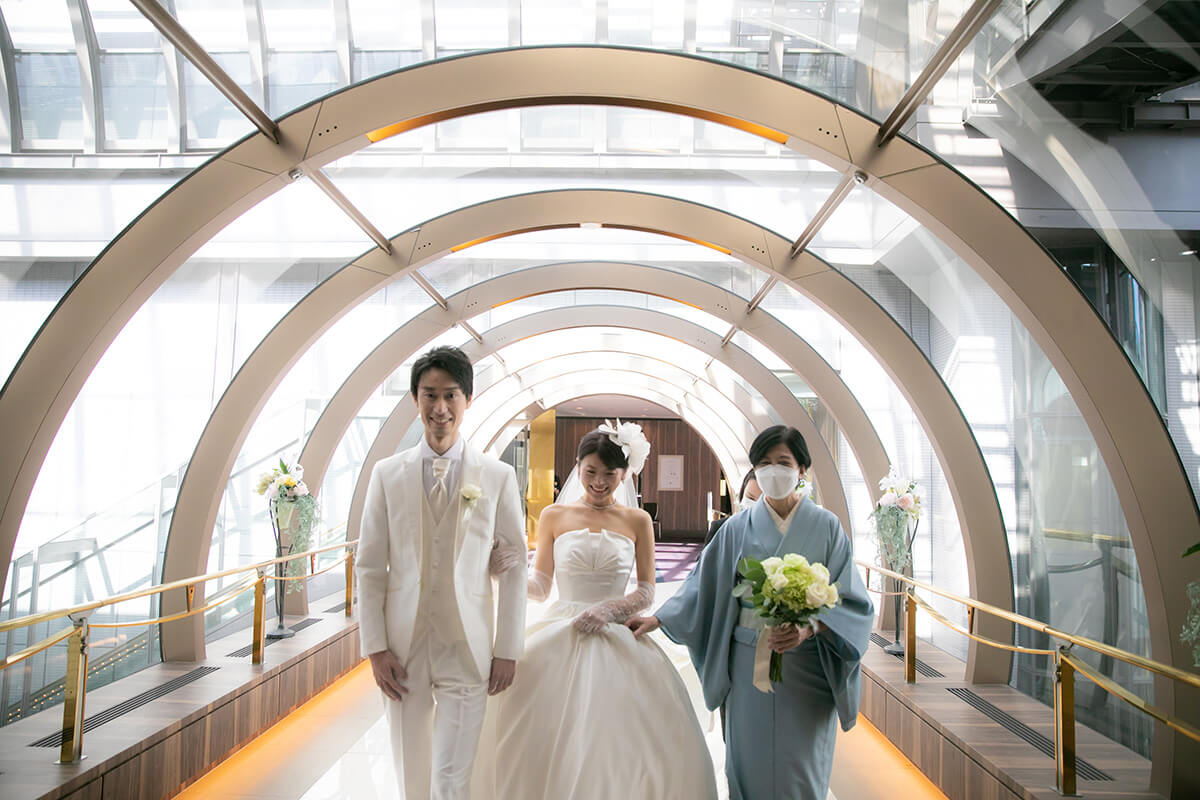 ホテル阪急インターナショナルで挙げられたお客様の結婚式写真01