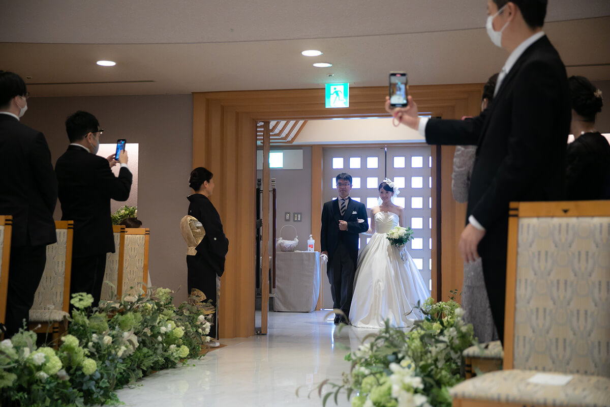 ホテル阪急インターナショナルで挙げられたお客様の結婚式写真02