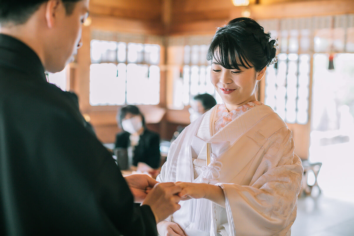 速谷神社で挙げられたお客様の結婚式写真09