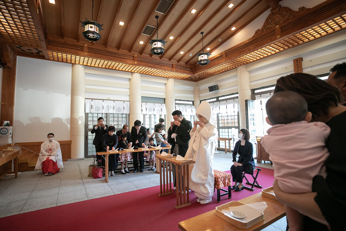 広島護国神社で挙げられたお客様の結婚式写真15