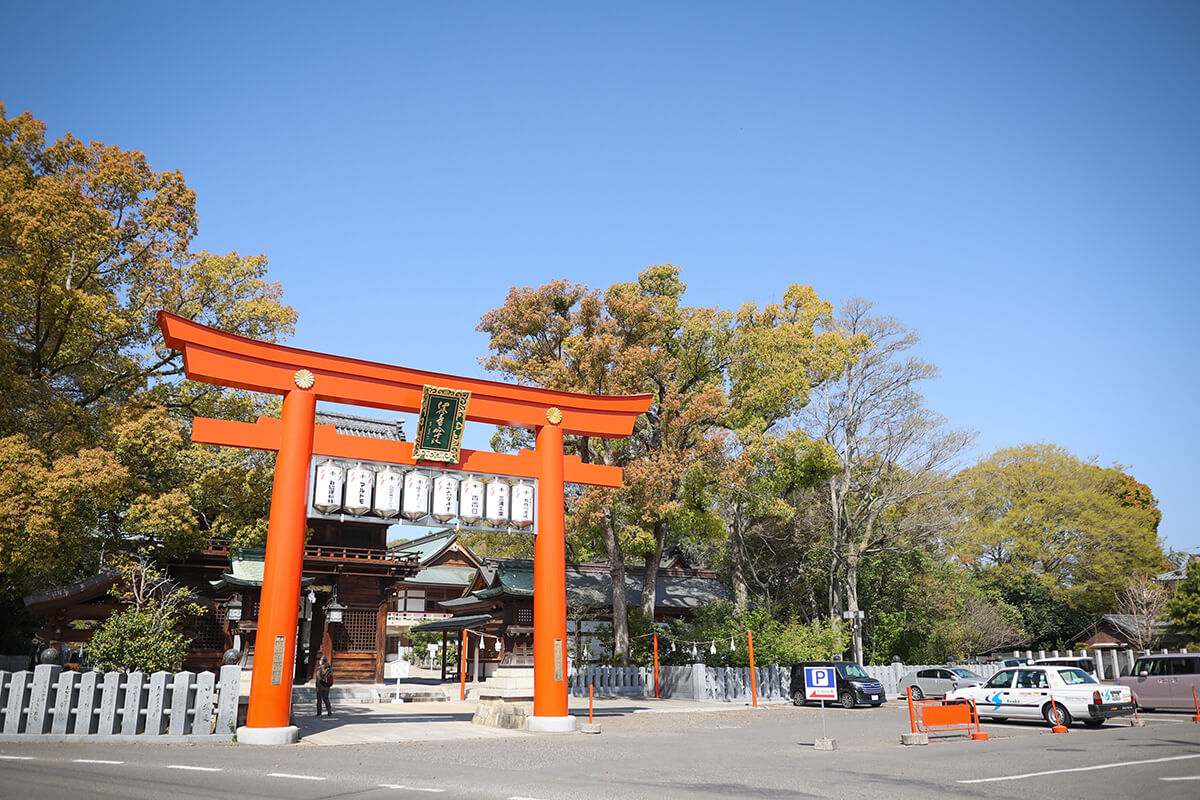 伊豫豆比古命神社 椿祷殿（椿神社）で挙げられたお客様の結婚式写真01