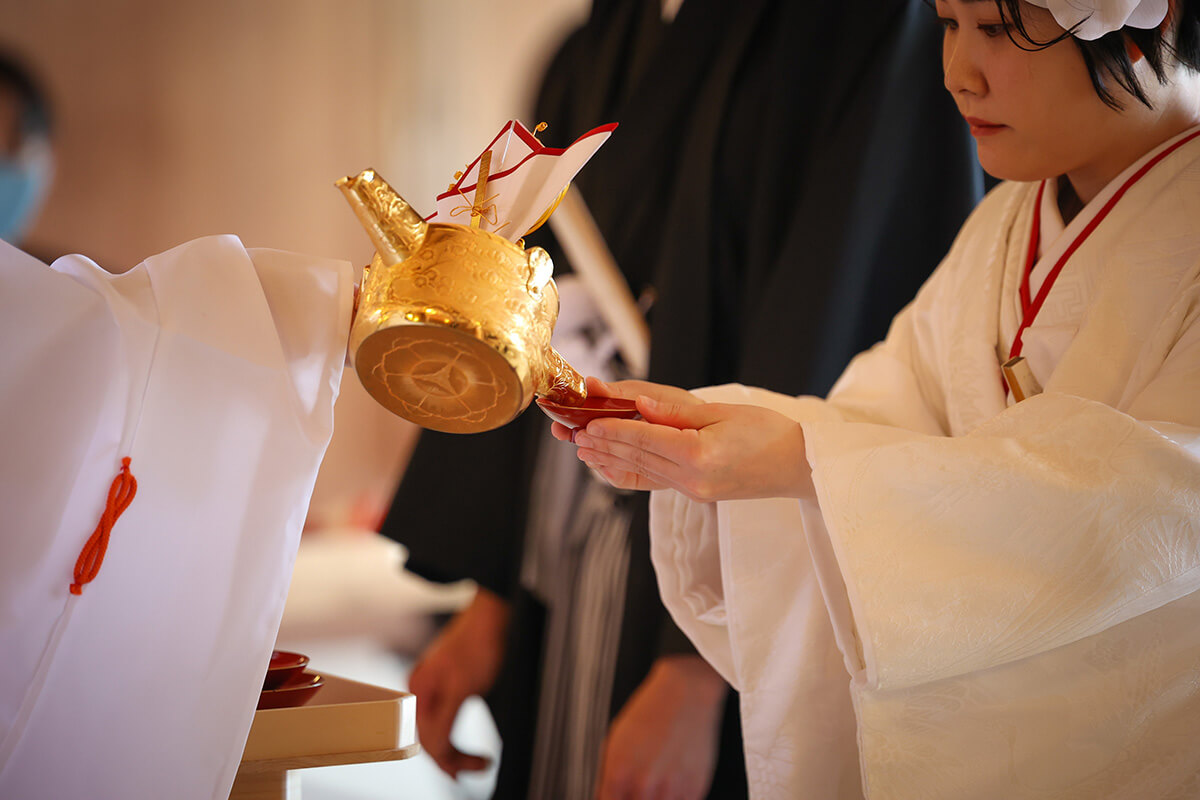 伊豫豆比古命神社 椿祷殿（椿神社）で挙げられたお客様の結婚式写真09