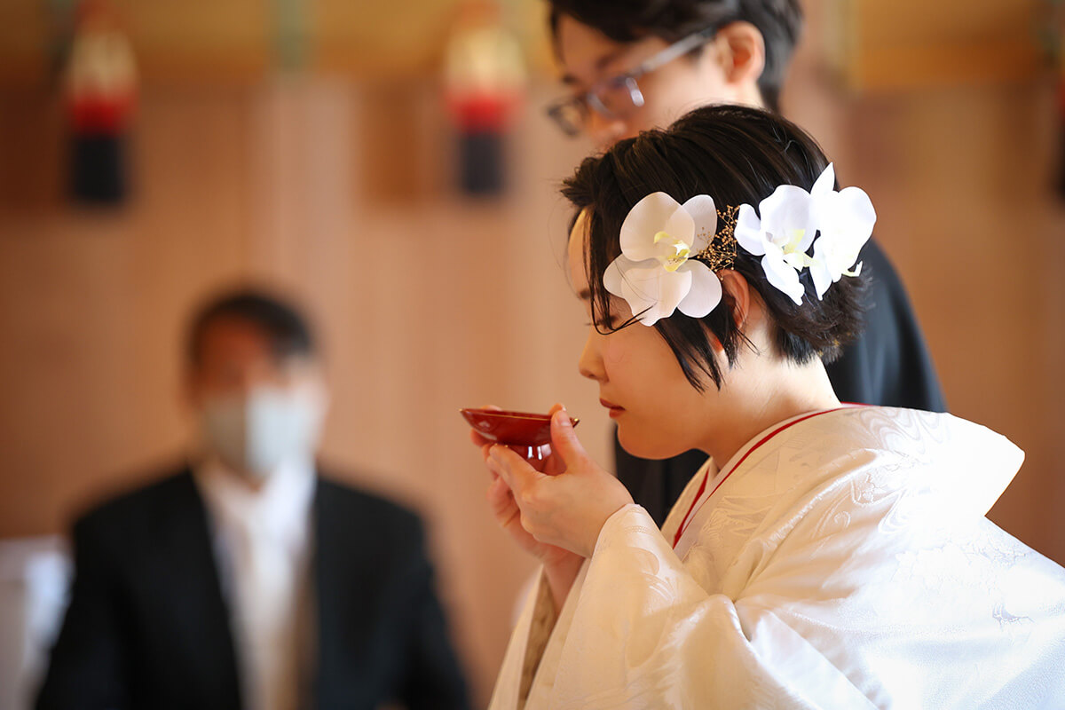 伊豫豆比古命神社 椿祷殿（椿神社）で挙げられたお客様の結婚式写真10