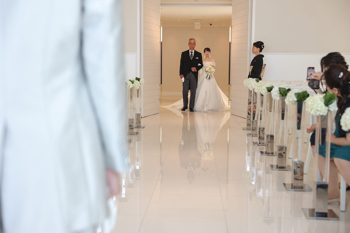 ラ・スイート神戸 オーシャンズガーデンで挙げられたお客様の結婚式写真01