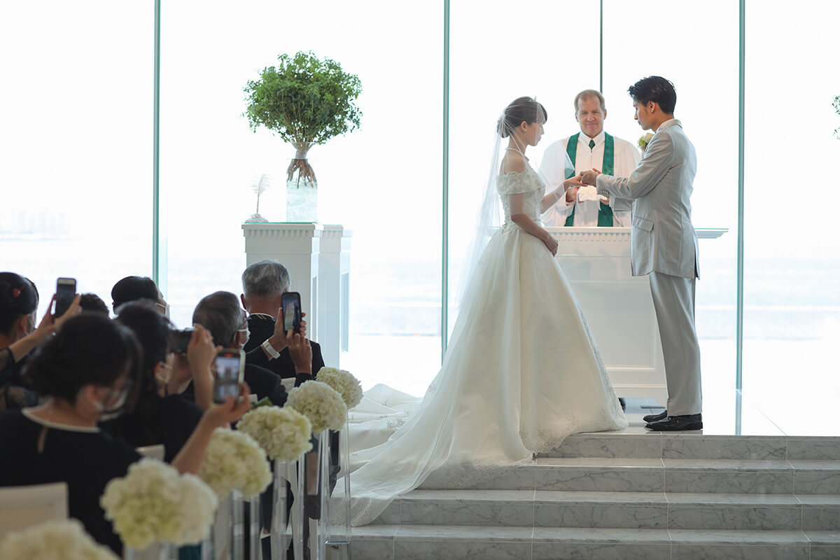 ラ・スイート神戸 オーシャンズガーデンで挙げられたお客様の結婚式写真05