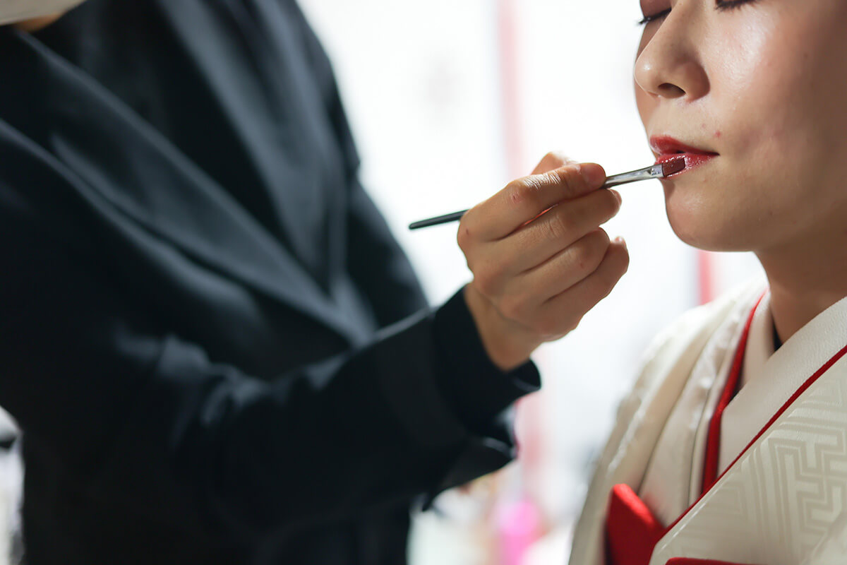 大頭神社で挙げられたお客様の結婚式写真01