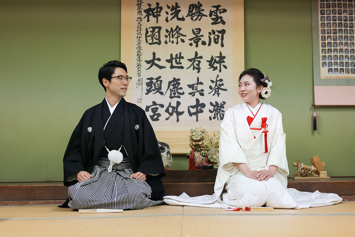大頭神社で挙げられたお客様の結婚式写真02