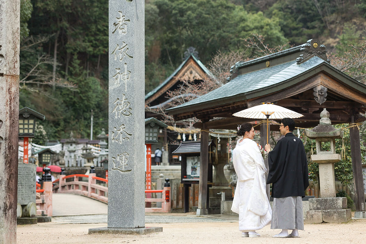 大頭神社で挙げられたお客様の結婚式写真03