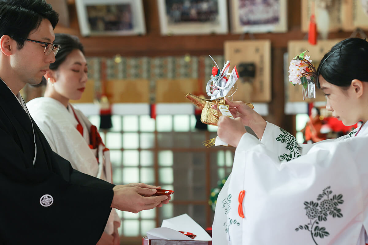 大頭神社で挙げられたお客様の結婚式写真06