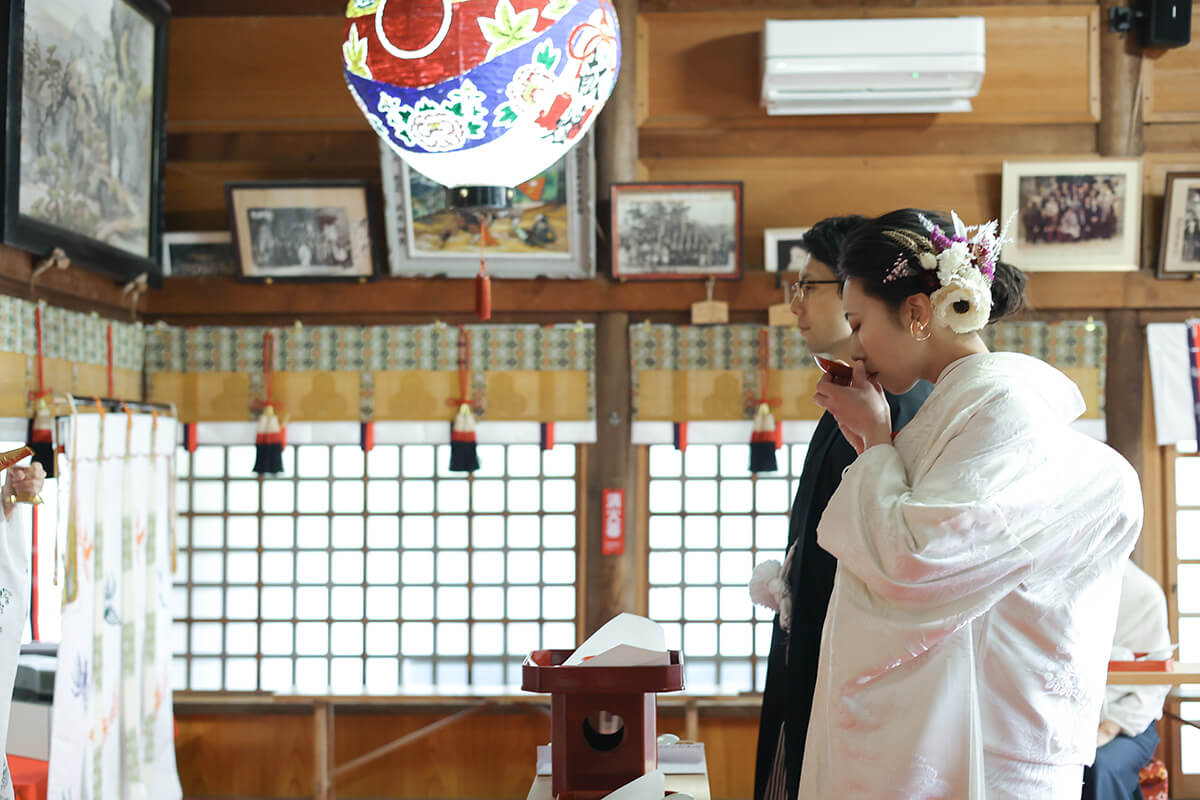 大頭神社で挙げられたお客様の結婚式写真07