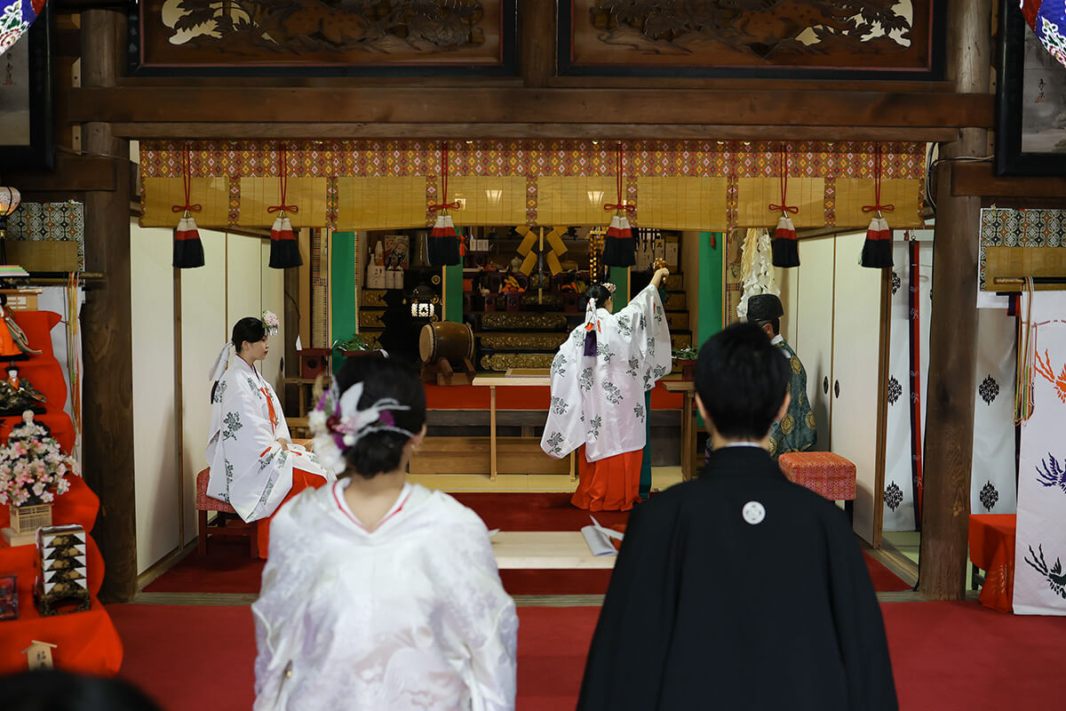 大頭神社で挙げられたお客様の結婚式写真09