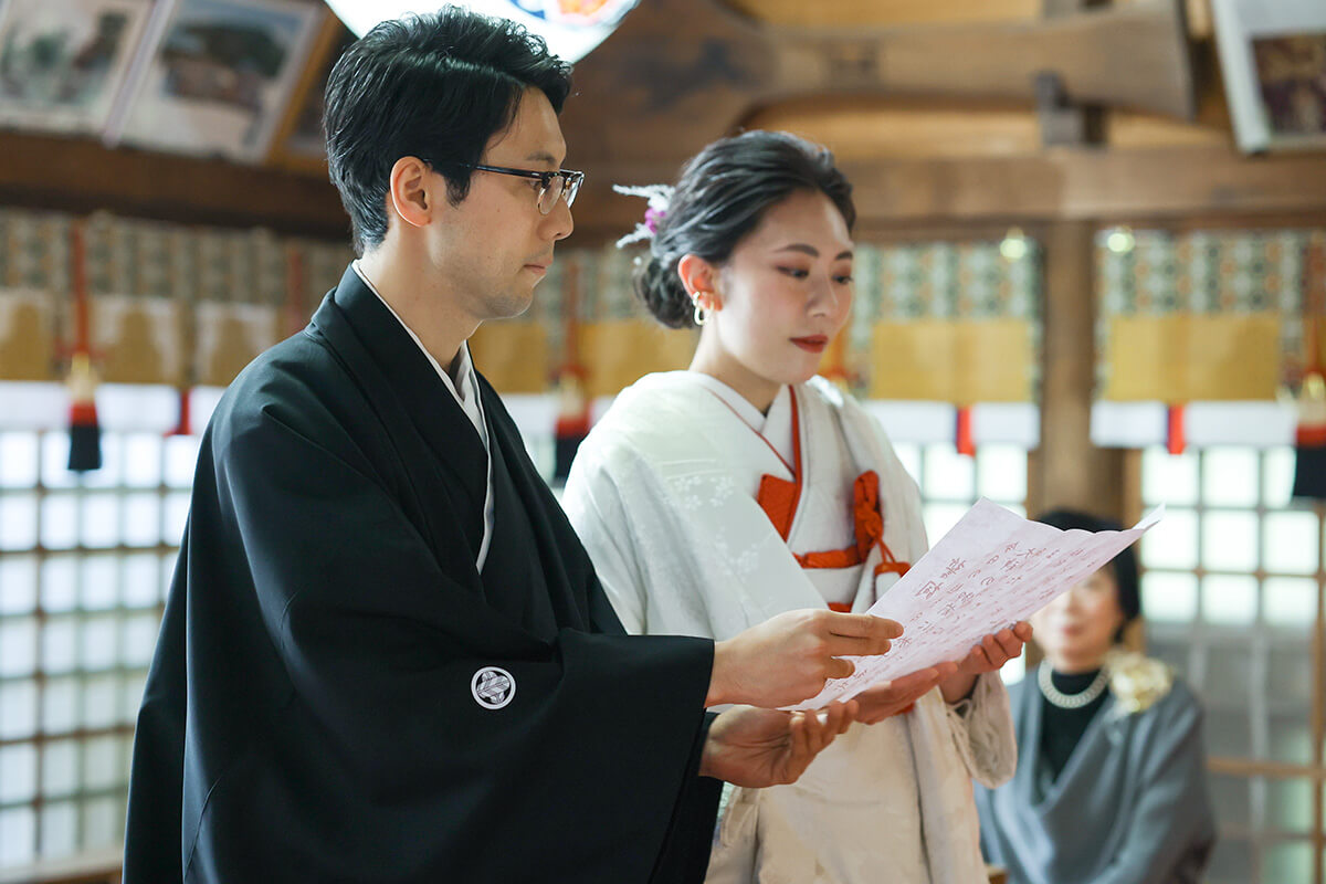 大頭神社で挙げられたお客様の結婚式写真10