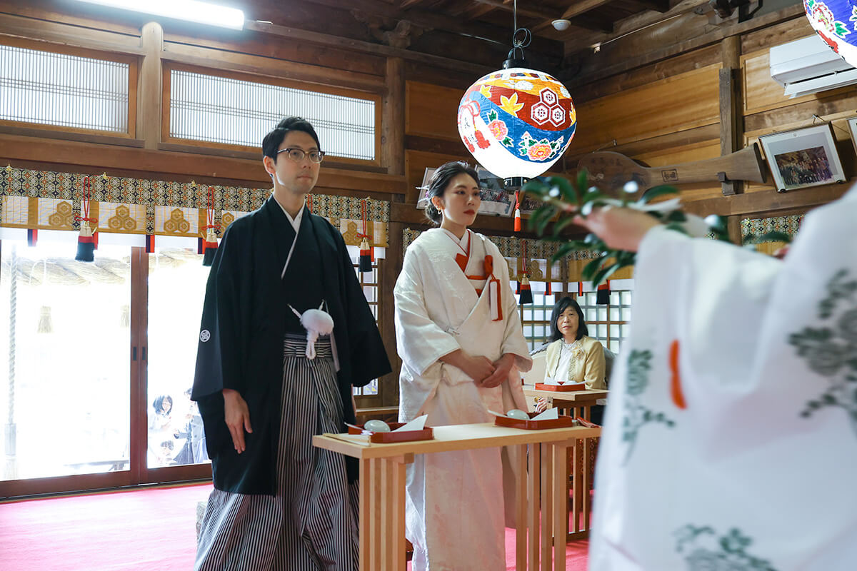 大頭神社で挙げられたお客様の結婚式写真11