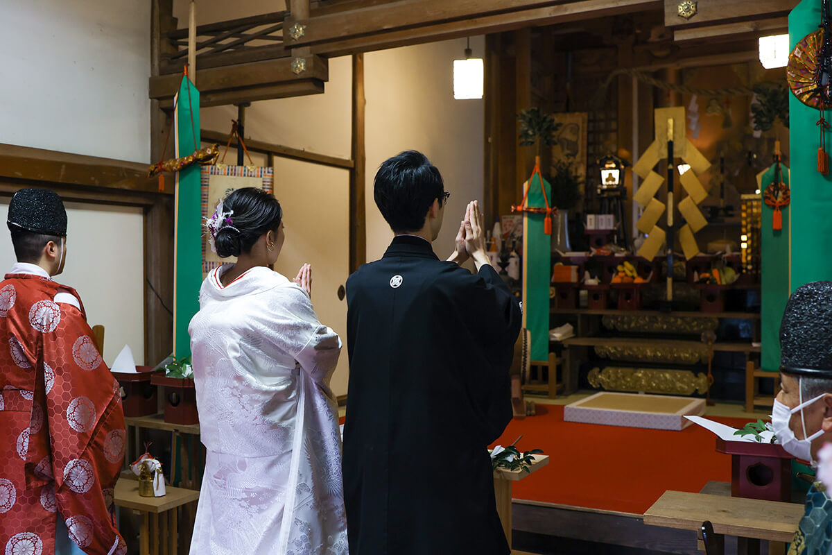 大頭神社で挙げられたお客様の結婚式写真12