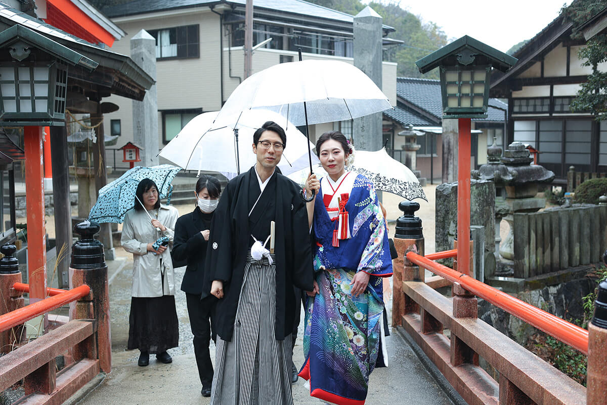 大頭神社で挙げられたお客様の結婚式写真15