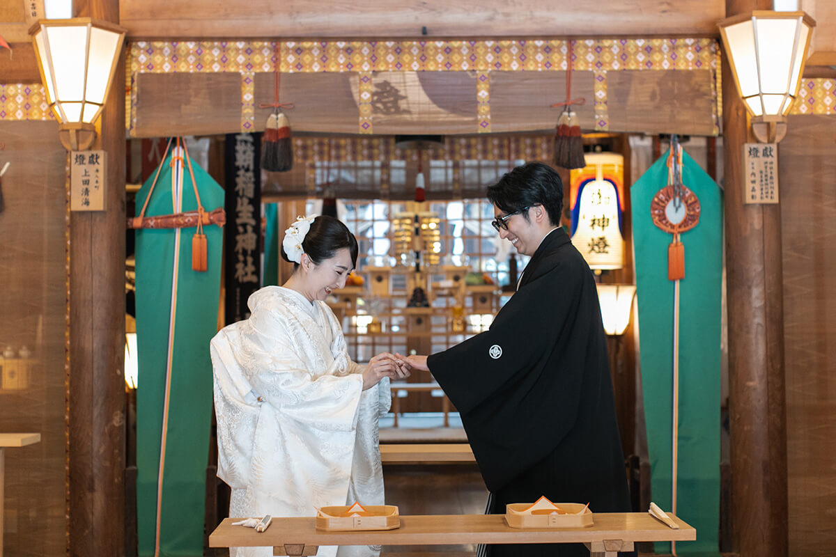 空鞘稲生神社で挙げられたお客様の結婚式写真08