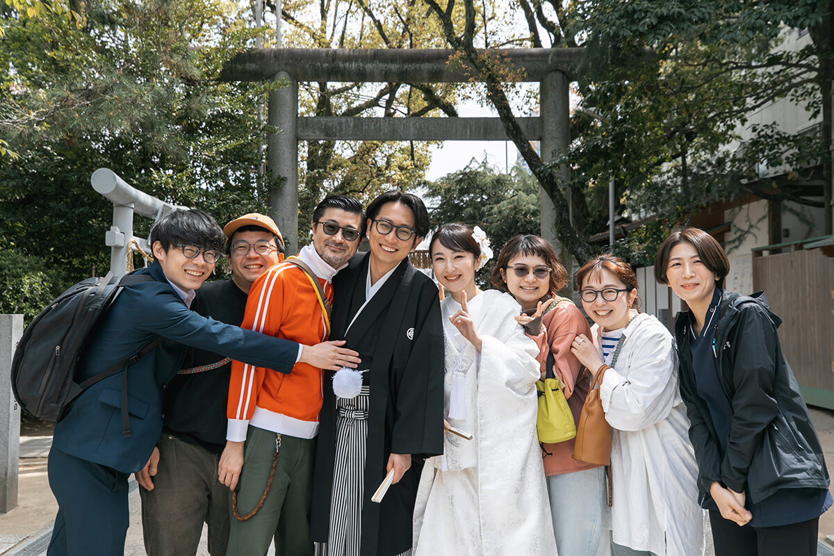 空鞘稲生神社で挙げられたお客様の結婚式写真13