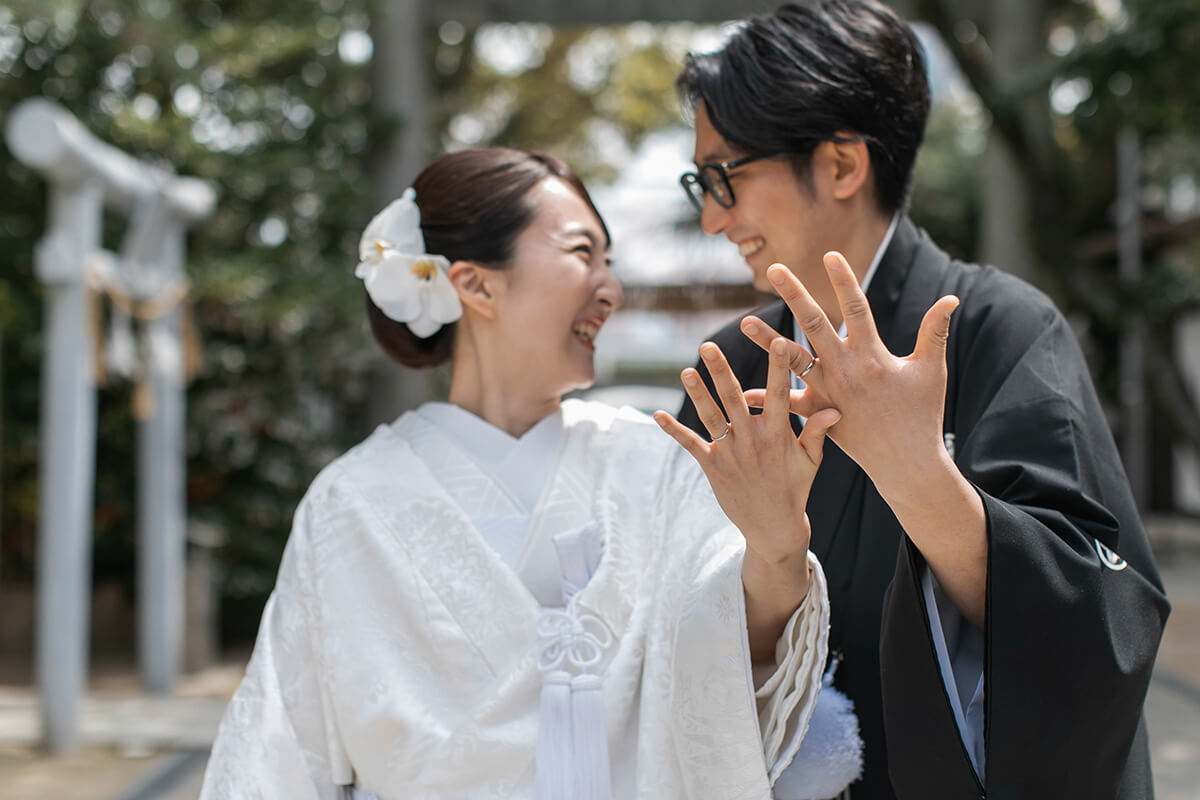 空鞘稲生神社で挙げられたお客様の結婚式写真14