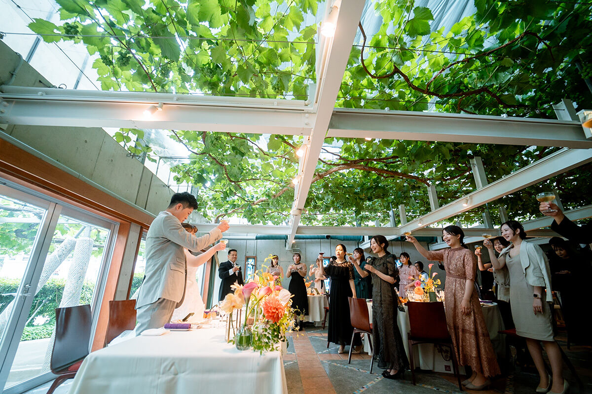 ぶどうの森で挙げられたお客様の結婚式写真11