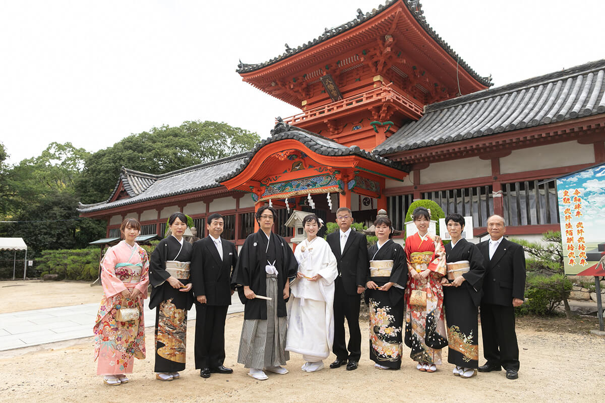 伊佐爾波神社で挙げられたお客様の結婚式写真02