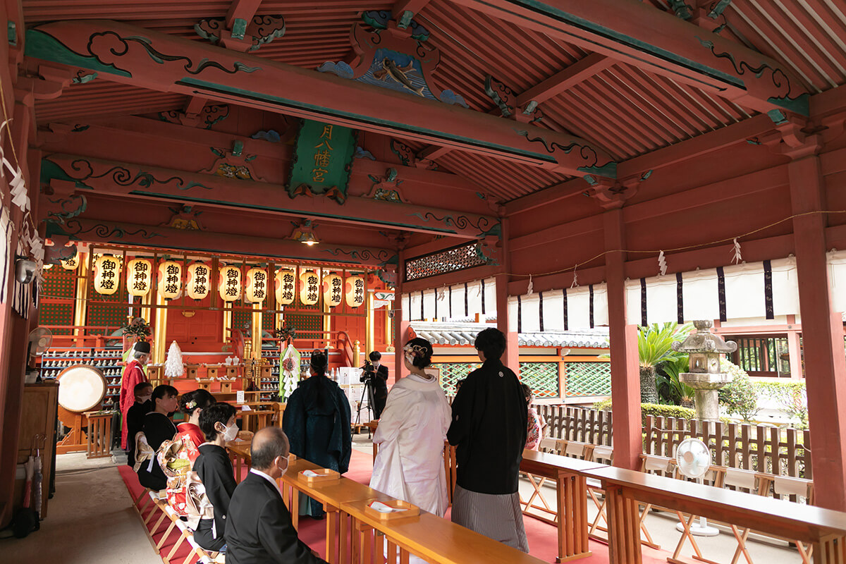 伊佐爾波神社で挙げられたお客様の結婚式写真03