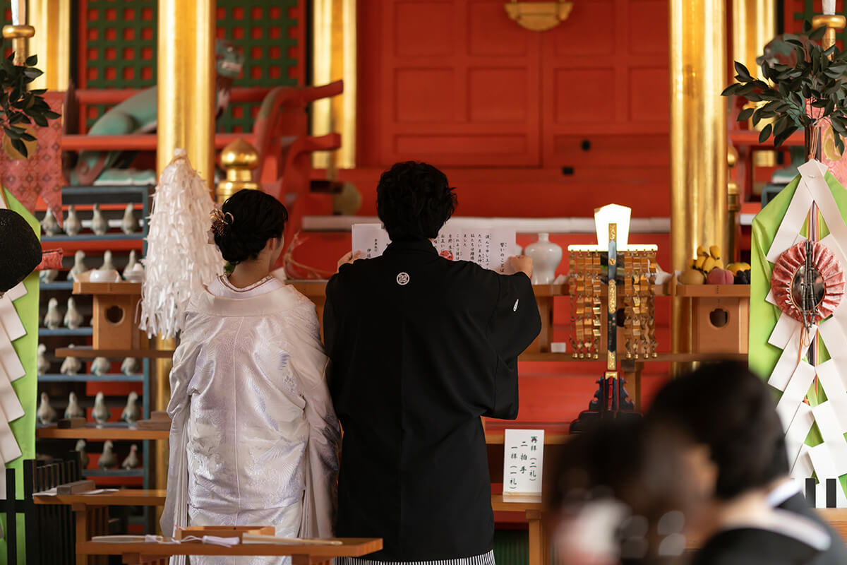 伊佐爾波神社で挙げられたお客様の結婚式写真07