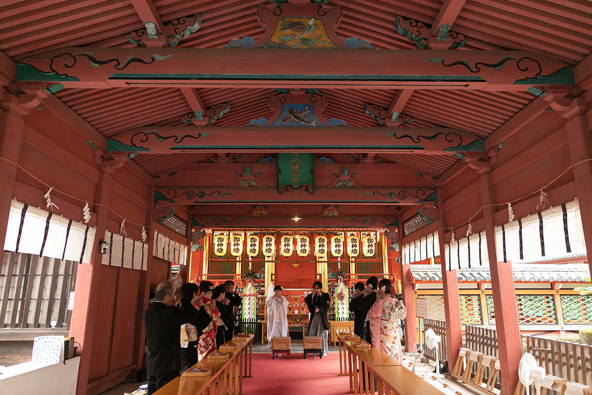 伊佐爾波神社で挙げられたお客様の結婚式写真11
