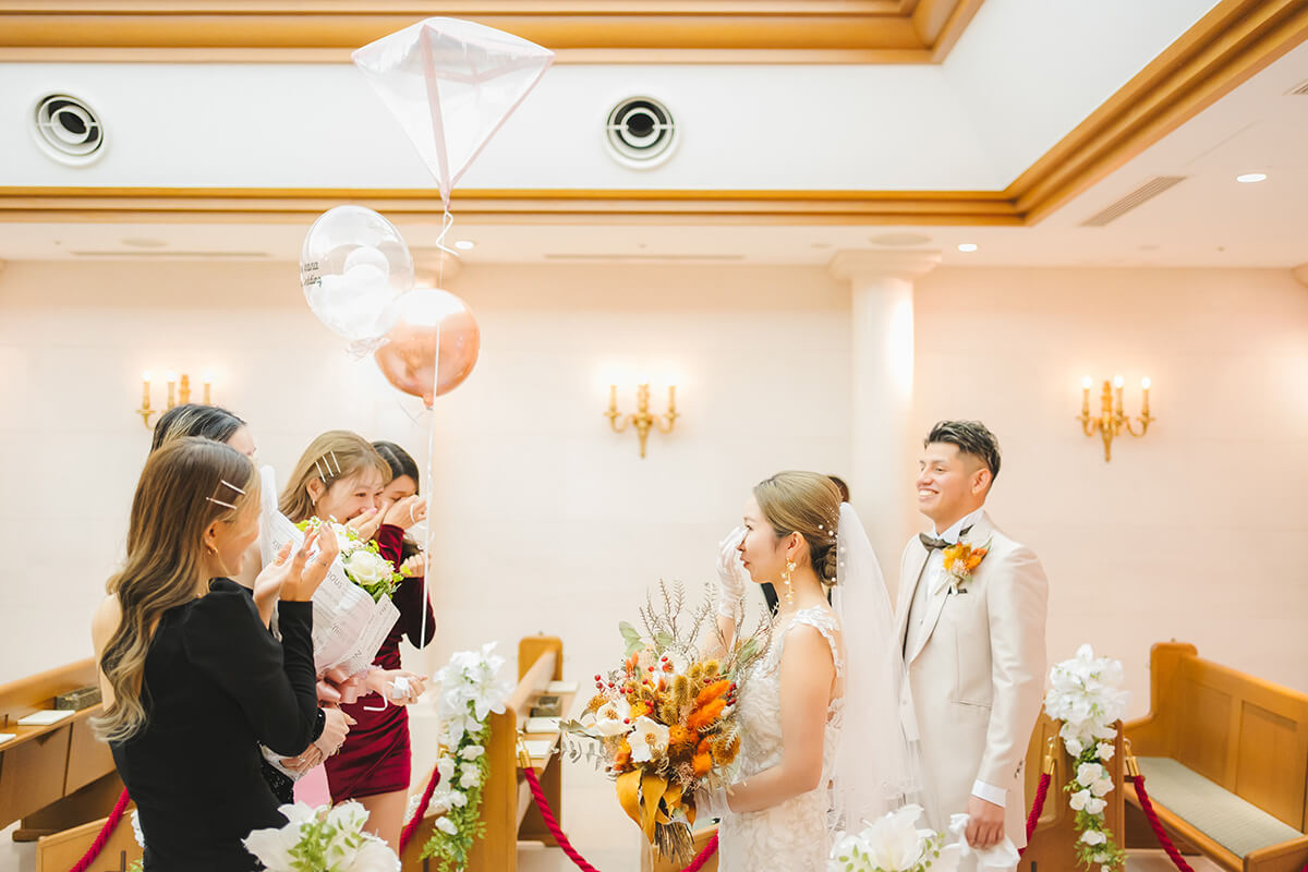 ホテルメルパルク名古屋で挙げられたお客様の結婚式写真01