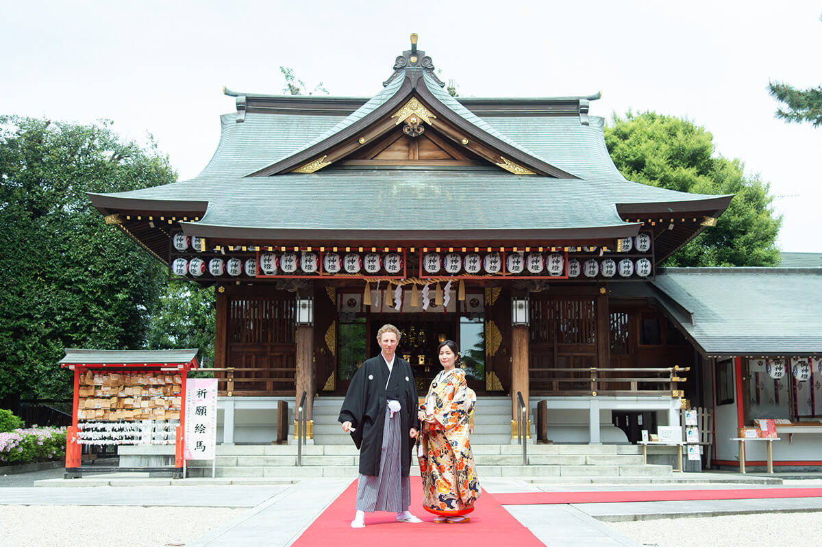 中野沼袋氷川神社で挙げられたお客様の結婚式写真03