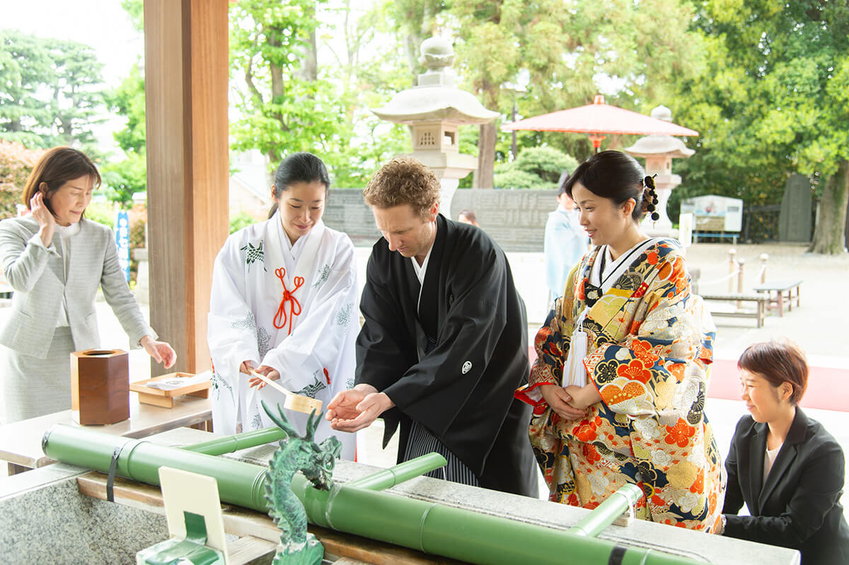中野沼袋氷川神社で挙げられたお客様の結婚式写真05