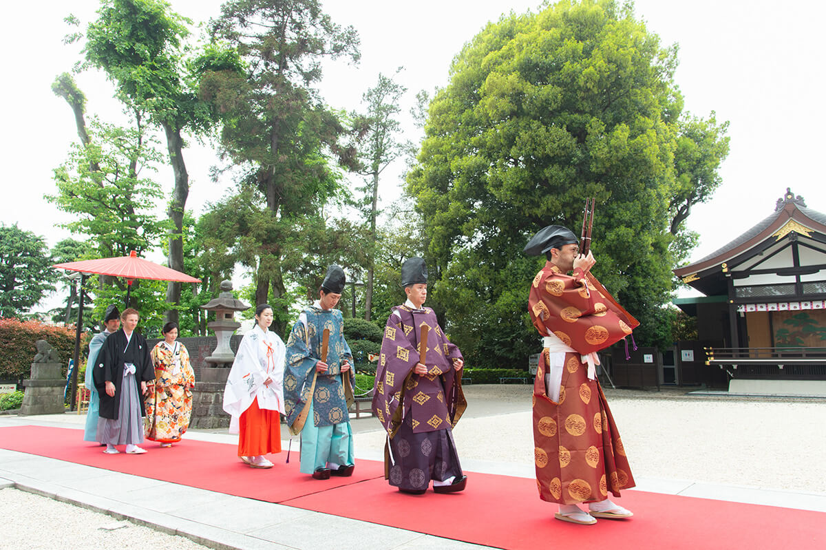 中野沼袋氷川神社で挙げられたお客様の結婚式写真06