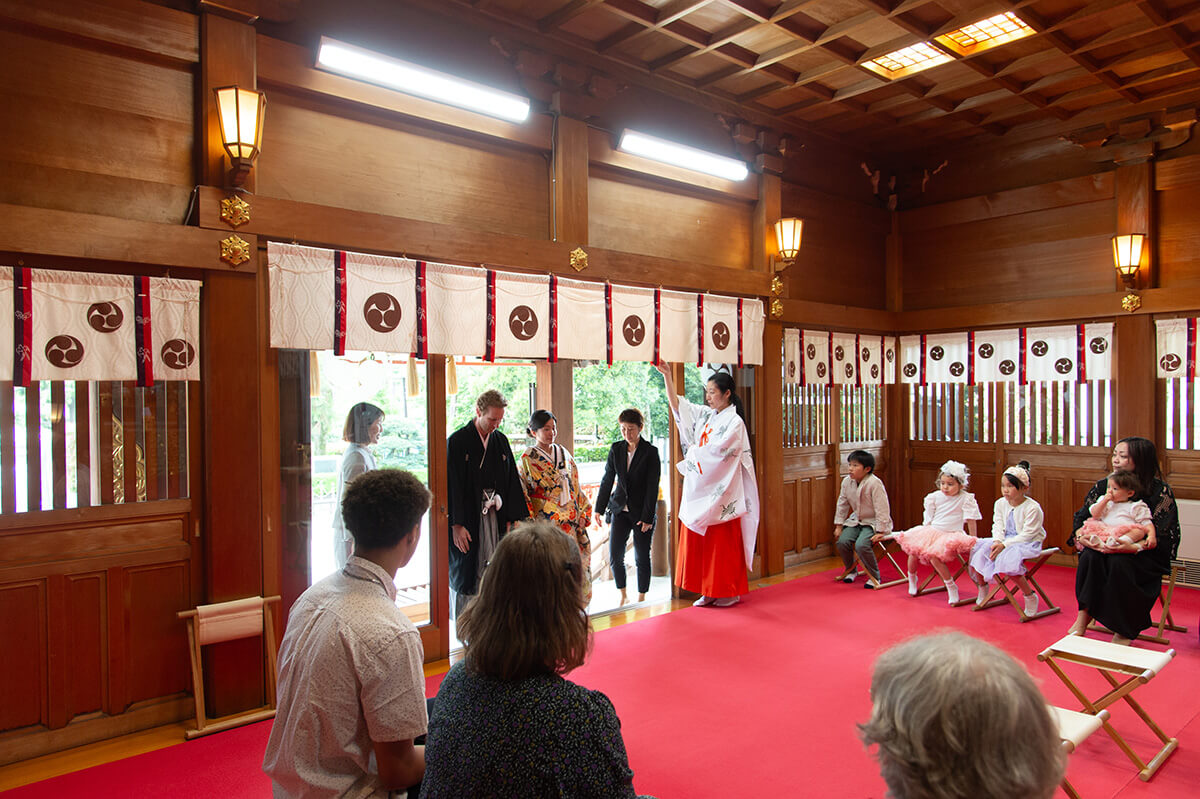 中野沼袋氷川神社で挙げられたお客様の結婚式写真07