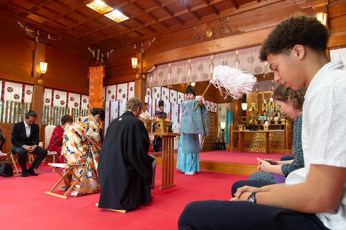 中野沼袋氷川神社で挙げられたお客様の結婚式写真08