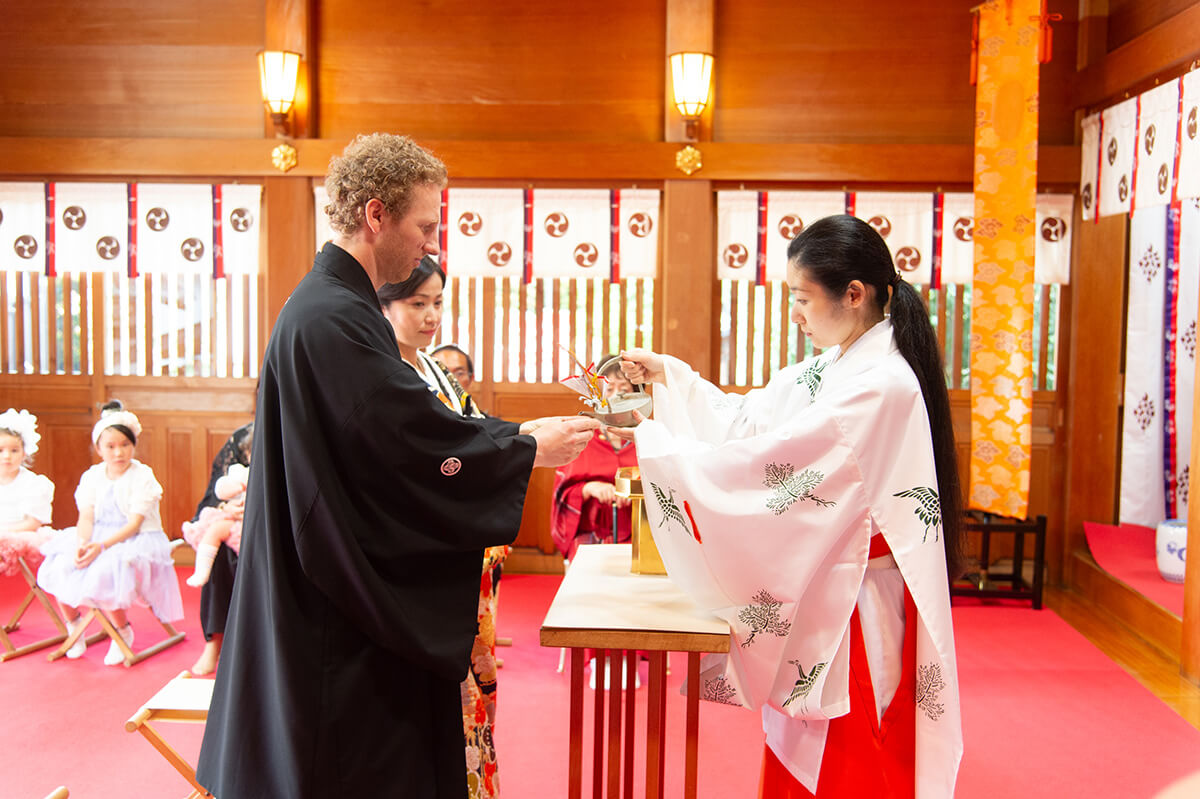 中野沼袋氷川神社で挙げられたお客様の結婚式写真09
