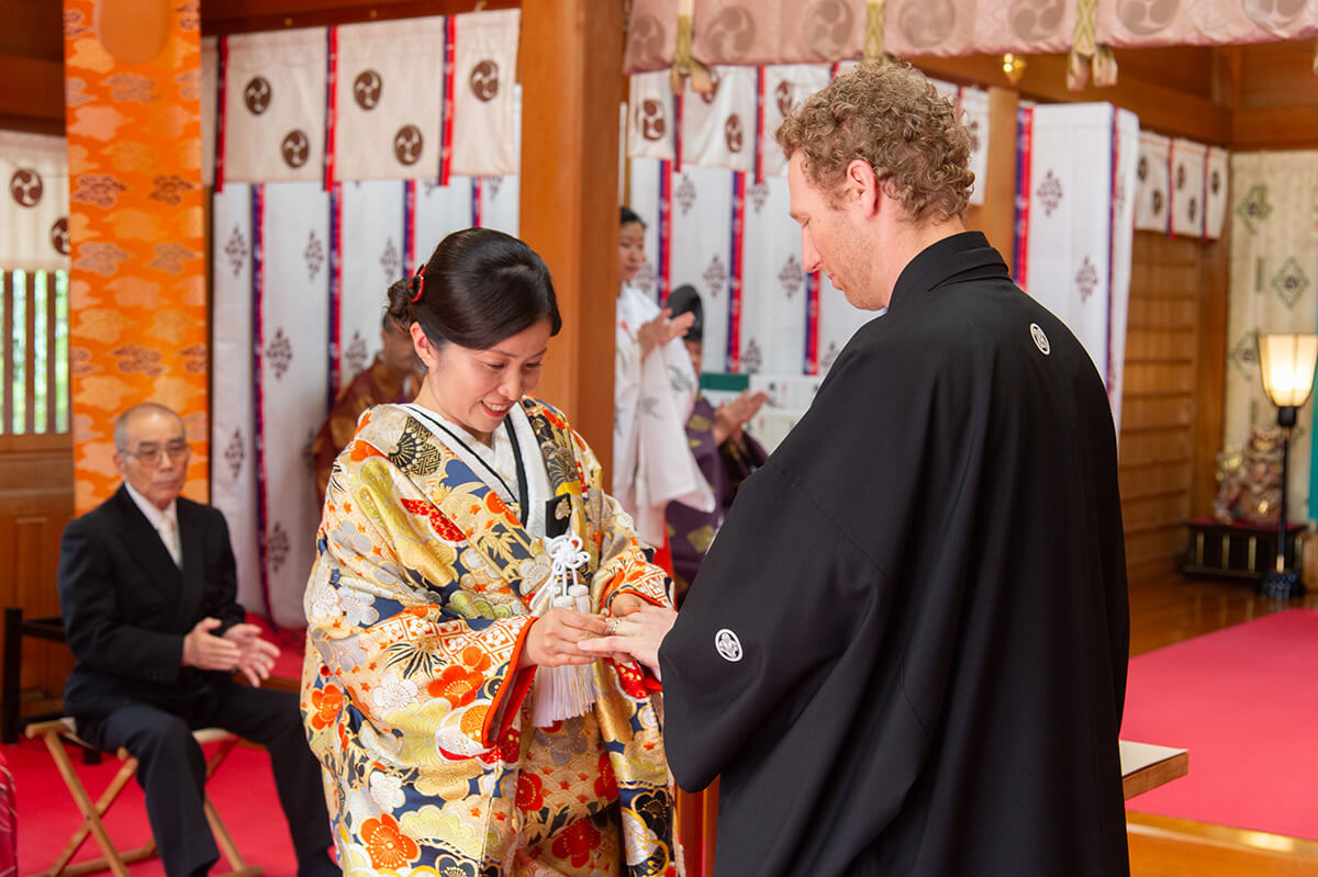 中野沼袋氷川神社で挙げられたお客様の結婚式写真11