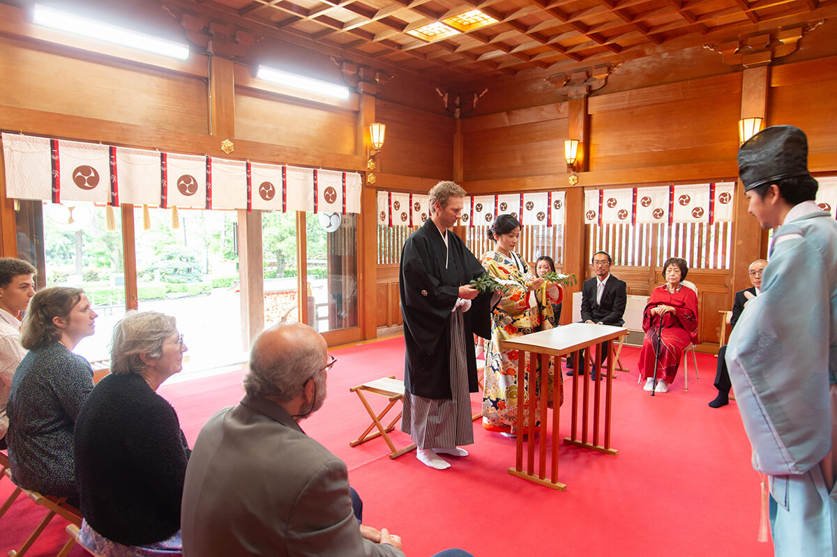 中野沼袋氷川神社で挙げられたお客様の結婚式写真12