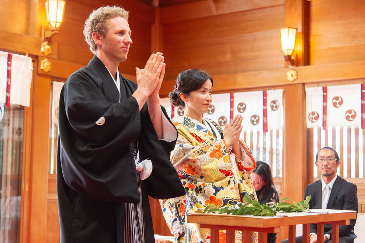 中野沼袋氷川神社で挙げられたお客様の結婚式写真13