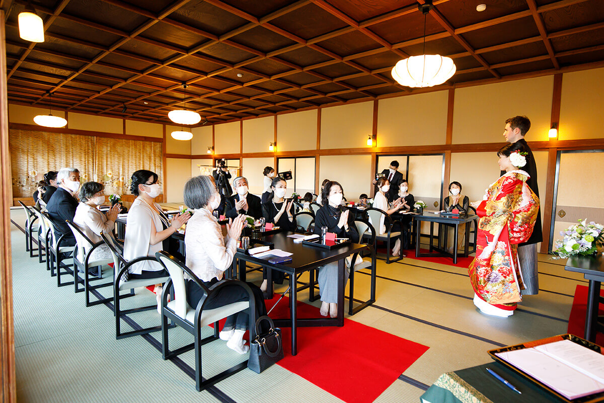懐石料理 東洋館で挙げられたお客様の結婚式写真04