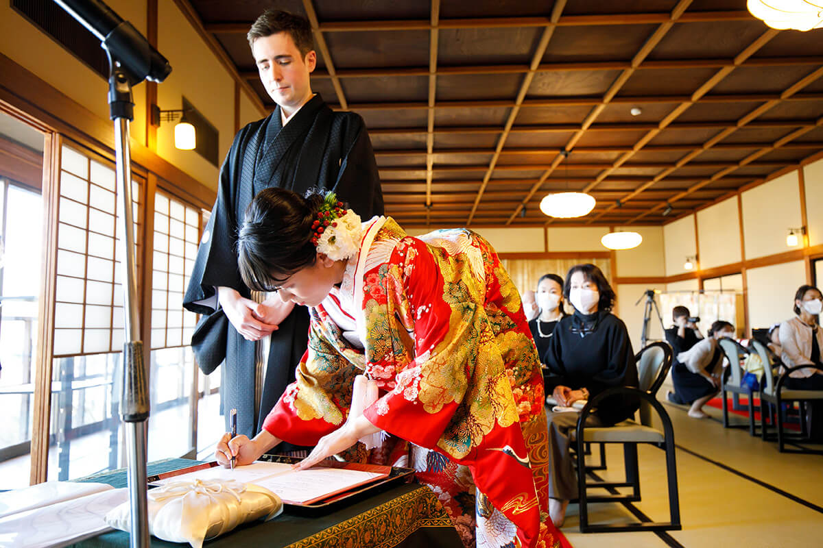 懐石料理 東洋館で挙げられたお客様の結婚式写真07