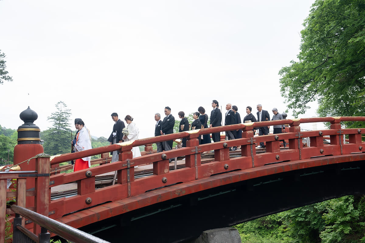 日光二荒山神社で挙げられたお客様の結婚式写真03