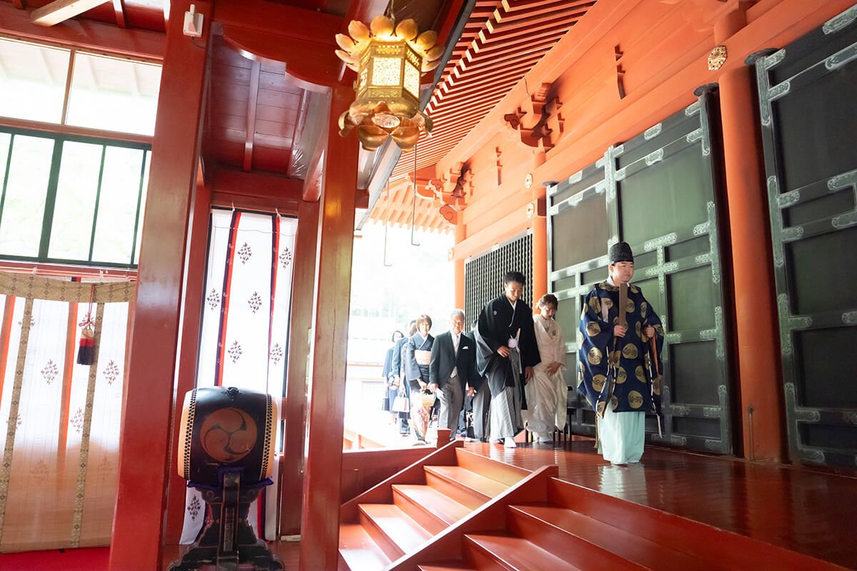 日光二荒山神社で挙げられたお客様の結婚式写真07