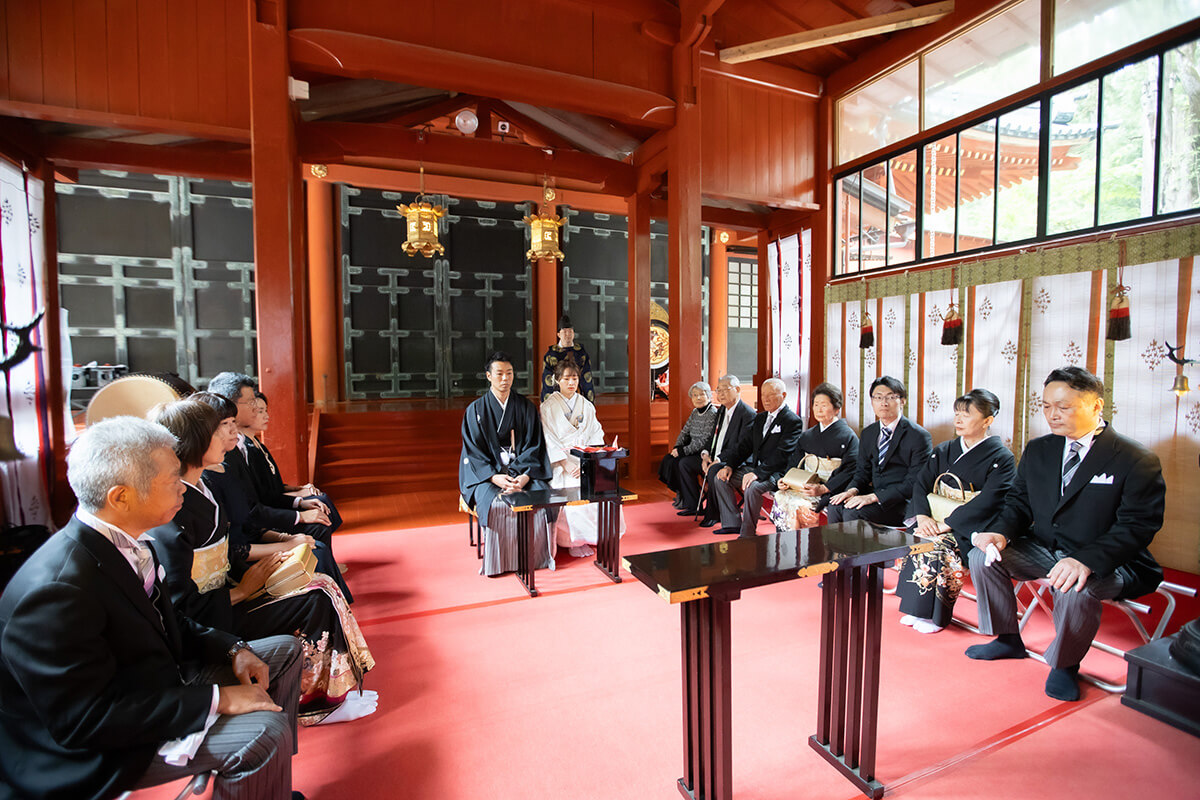 日光二荒山神社で挙げられたお客様の結婚式写真08