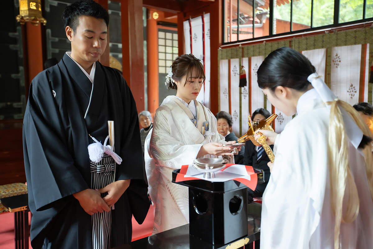 日光二荒山神社で挙げられたお客様の結婚式写真09
